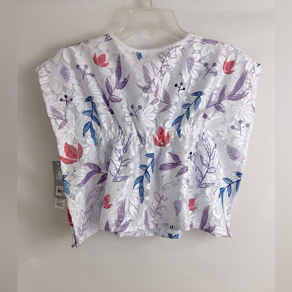 Official Disney Girls White Floral Lace Swimsuit Coverup With high end d… - Picture 5 of 10